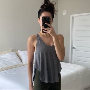 Flowy lululemon gray tank top size 6